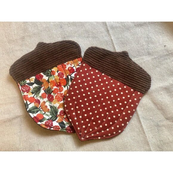 Hand made Acorn coasters, thanksgiving, fall theme - Picture 4 of 6